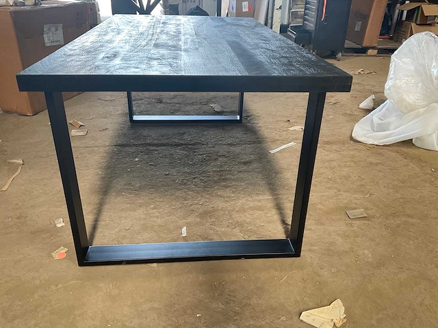 Mahom 180x100 upoot mangohout eetkamertafel - afbeelding 7 van  8