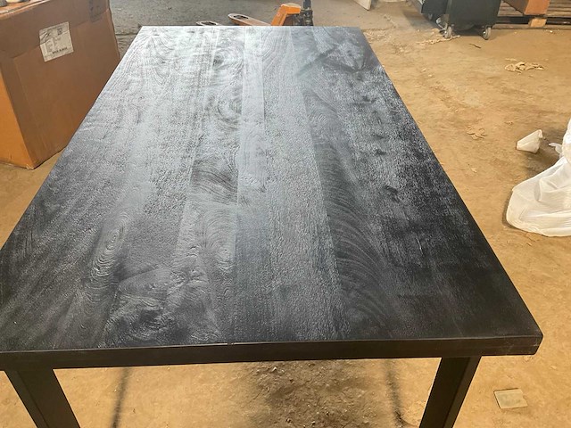 Mahom 180x100 upoot mangohout eetkamertafel - afbeelding 8 van  8