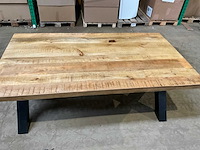 Mahom 180x100 xpoot mangohout eetkamertafel - afbeelding 4 van  5