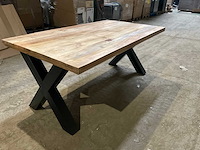 Mahom 180x100 xpoot mangohout eetkamertafel - afbeelding 2 van  5