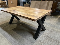 Mahom 180x100 xpoot mangohout eetkamertafel - afbeelding 3 van  5