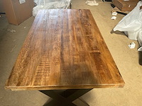 Mahom 180x100 xpoot mangohout eetkamertafel - afbeelding 4 van  4