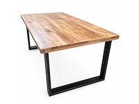 Mahom 200x100 upoot mangohout eetkamertafel - afbeelding 1 van  8