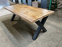 Mahom 200x100 xpoot mangohout eetkamertafel - afbeelding 5 van  11