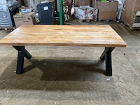 Mahom 200x100 xpoot mangohout eetkamertafel - afbeelding 10 van  11