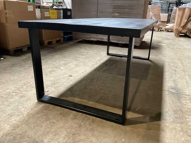 Mahom 240x100 upoot mangohout eetkamertafel - afbeelding 8 van  13