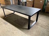 Mahom 240x100 upoot mangohout eetkamertafel - afbeelding 11 van  13