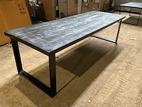 Mahom 280x100 mangohout eetkamertafel - afbeelding 9 van  14