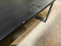 Mahom 280x100 upoot mangohout eetkamertafel - afbeelding 14 van  14