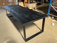 Mahom 280x100 upoot mangohout eetkamertafel - afbeelding 7 van  7