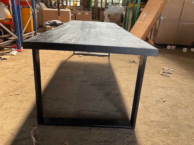 Mahom 280x100 upoot mangohout eetkamertafel - afbeelding 5 van  7