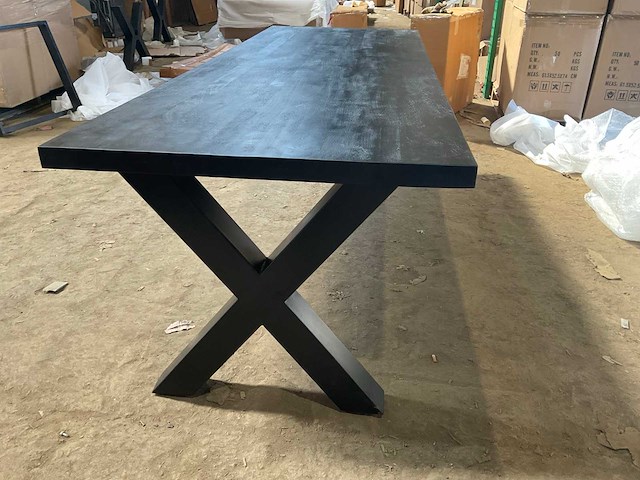 Mahom 280x100 xpoot mangohout eetkamertafel - afbeelding 5 van  11