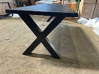 Mahom 280x100 xpoot mangohout eetkamertafel - afbeelding 6 van  11