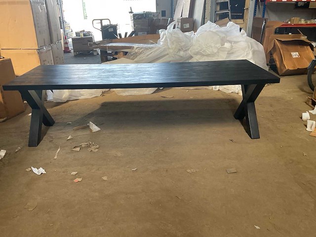 Mahom 280x100 xpoot mangohout eetkamertafel - afbeelding 7 van  11