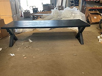 Mahom 280x100 xpoot mangohout eetkamertafel - afbeelding 7 van  11