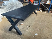 Mahom 280x100 xpoot mangohout eetkamertafel - afbeelding 8 van  11