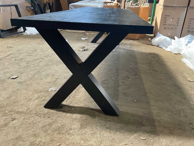 Mahom 280x100 xpoot mangohout eetkamertafel - afbeelding 6 van  11