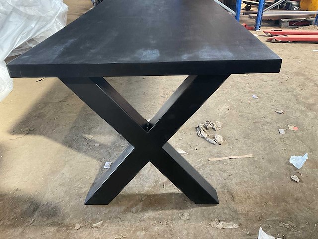 Mahom 280x100 xpoot mangohout eetkamertafel - afbeelding 10 van  11