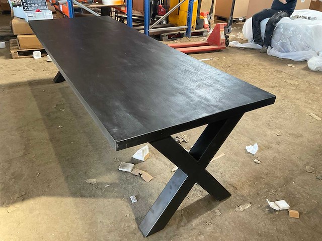 Mahom 280x100 xpoot mangohout eetkamertafel - afbeelding 11 van  11