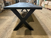 Mahom 300x100 xpoot mangohout eetkamertafel - afbeelding 6 van  11