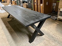Mahom 300x100 xpoot mangohout eetkamertafel - afbeelding 8 van  11