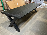 Mahom 300x100 xpoot mangohout eetkamertafel - afbeelding 7 van  9