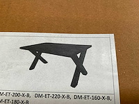 Mahom furniture eetkamertafel poot - afbeelding 4 van  4