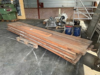Mahonie houten plank (5,5x170mm) (15x) - afbeelding 1 van  7