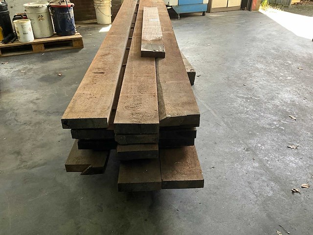 Mahonie houten plank (5,5x170mm) (15x) - afbeelding 4 van  7