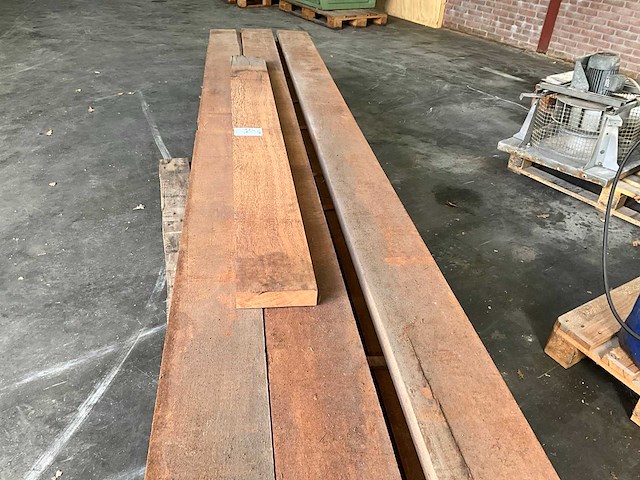Mahonie houten plank (5,5x170mm) (15x) - afbeelding 7 van  7
