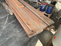 Mahonie houten plank (5,5x170mm) (15x) - afbeelding 2 van  7