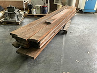 Mahonie houten plank (5,5x170mm) (15x) - afbeelding 3 van  7