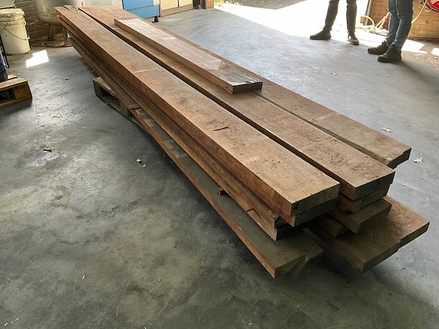 Mahonie houten plank (5,5x170mm) (15x) - afbeelding 5 van  7