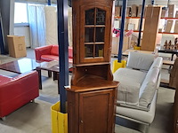 Mahoniehouten hoekkast - afbeelding 1 van  5