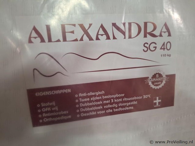 Mahoton matras sg 40 - ca. 200x160x20 cm - afbeelding 2 van  3