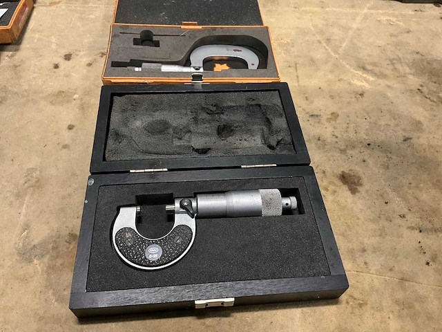 Mahr/mitutoyo 0,01 buitenmaat micrometer (2x) - afbeelding 5 van  5