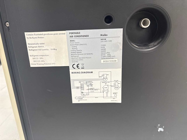 Maiko sm26w airconditioning - afbeelding 9 van  9