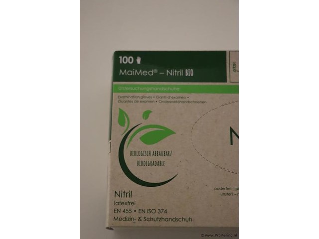 Maimed nitril b10 onderzoekshandschoenen 74477 - maat s - afbeelding 4 van  6