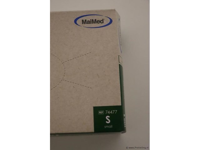 Maimed nitril b10 onderzoekshandschoenen 74477 - maat s - afbeelding 5 van  6