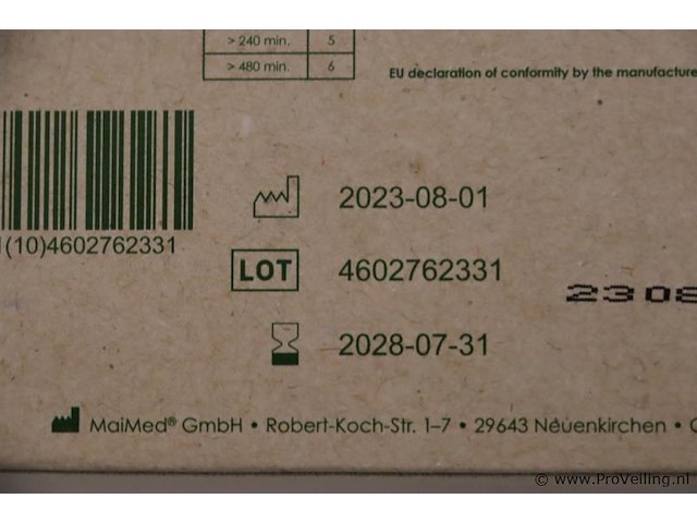 Maimed nitril b10 onderzoekshandschoenen 74477 - maat s - afbeelding 6 van  6