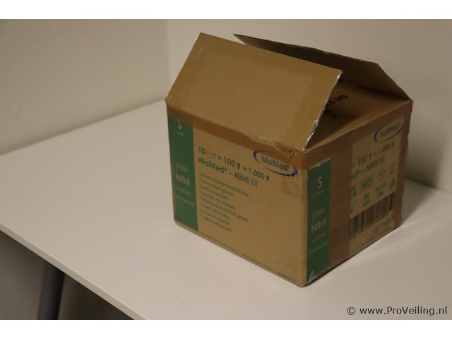 Maimed nitril bio onderzoekshandschoenen 74477 - maat s - afbeelding 1 van  6