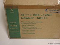 Maimed nitril bio onderzoekshandschoenen 74477 - maat s - afbeelding 2 van  6