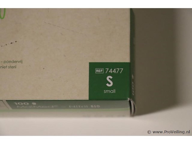 Maimed nitril bio onderzoekshandschoenen 74477 - maat s - afbeelding 5 van  6