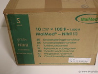 Maimed onderzoekshandschoenen nitril bio 74477 - maat s - afbeelding 2 van  6