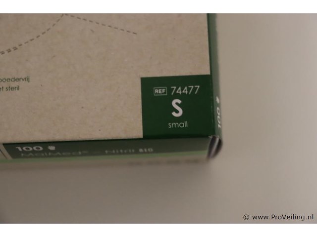 Maimed onderzoekshandschoenen nitril bio 74477 - maat s - afbeelding 5 van  6