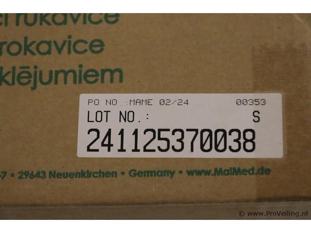 Maimed onderzoekshandschoenen nitril bio 74477 - maat s - afbeelding 6 van  6