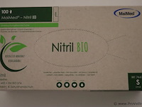 Maimed onderzoekshandschoenen nitril bio 74477 - maat s - afbeelding 3 van  6