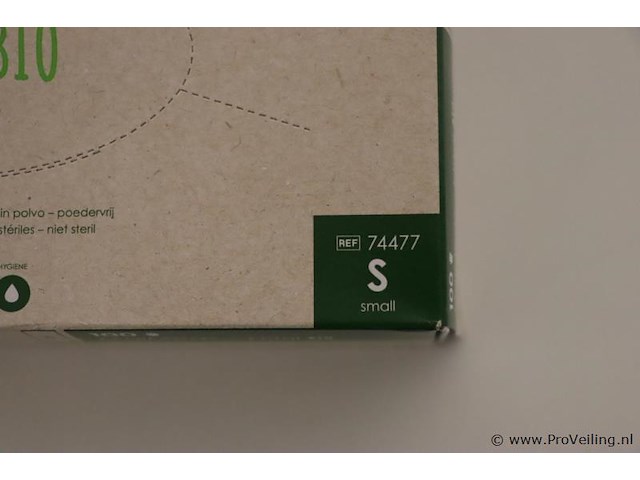 Maimed onderzoekshandschoenen nitril bio 74477 - maat s - afbeelding 5 van  6