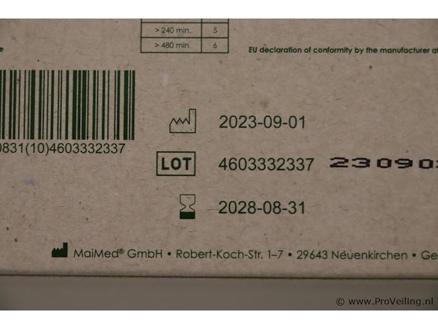 Maimed onderzoekshandschoenen nitril bio 74477 - maat s - afbeelding 6 van  6