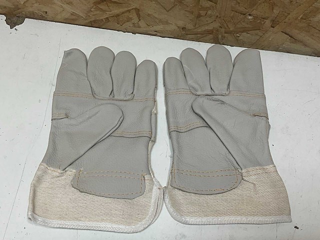 Majestic worker 11.311 werkhandschoen deels leer (40x) - afbeelding 3 van  4